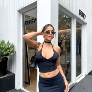 Cropped Blossom Poliamida